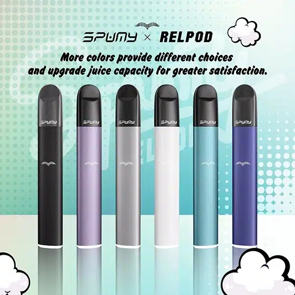SPUMY主機 新冰熊5代煙桿 思邦迷 适用relx六代煙彈 台灣現貨