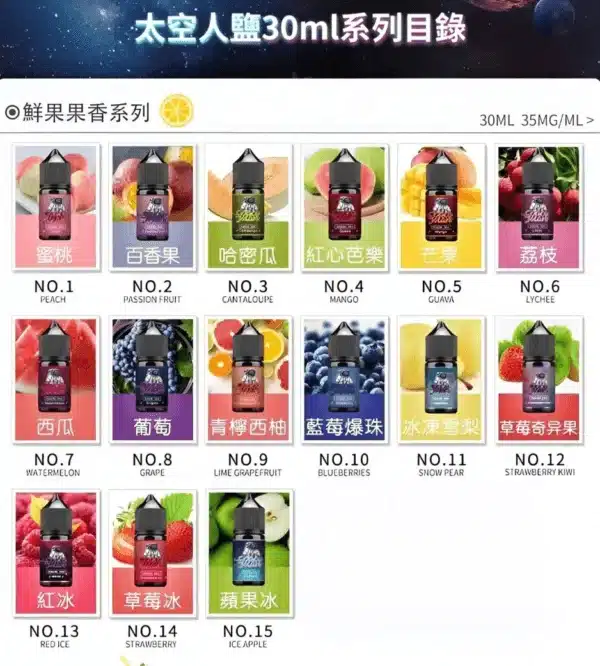 太空人煙油