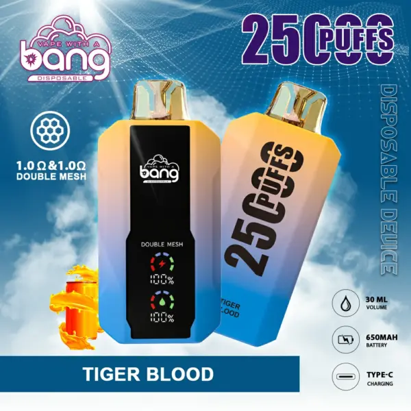 BANG 25000 PUFFS 一次性抛棄式  可充電大容量 歐美爆款
