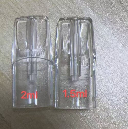 LANA白底發光空倉/空煙彈  1.5ml發光魔術殼小容量  無焦味 不漏油 麻醉適用