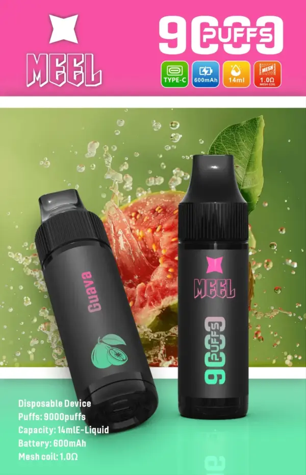 MEEL 9000 PUFFS 一次性霧化棒抛棄式電子煙  711到付
