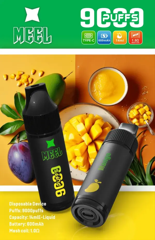 MEEL 9000 PUFFS 一次性霧化棒抛棄式電子煙  711到付