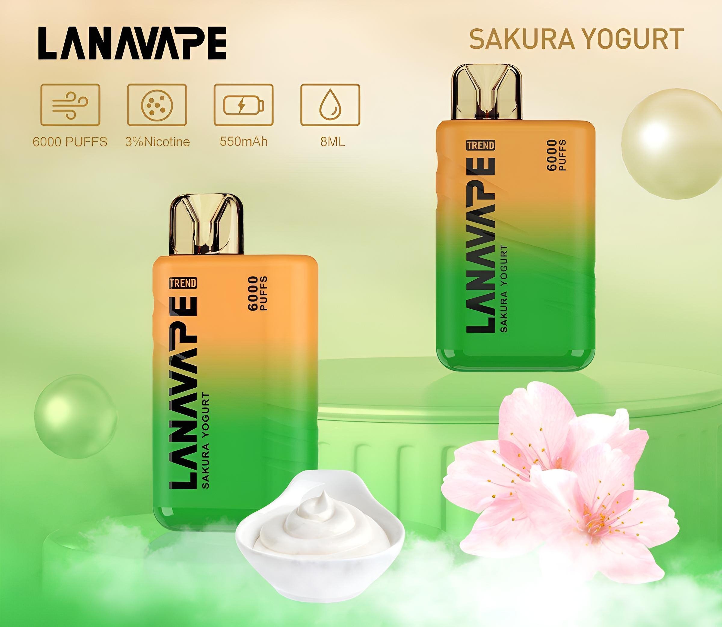LANA Trend 6000 拋棄式電子菸 實體照片