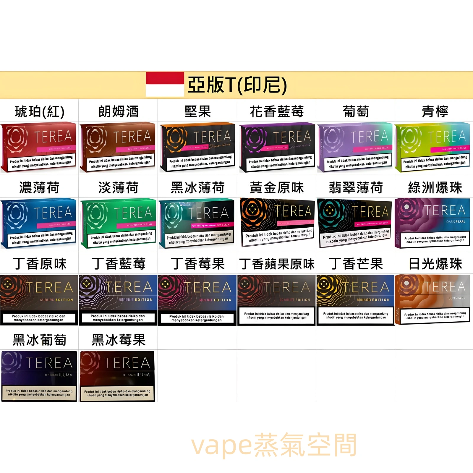 亞洲版 TEREA 煙彈 產品實拍