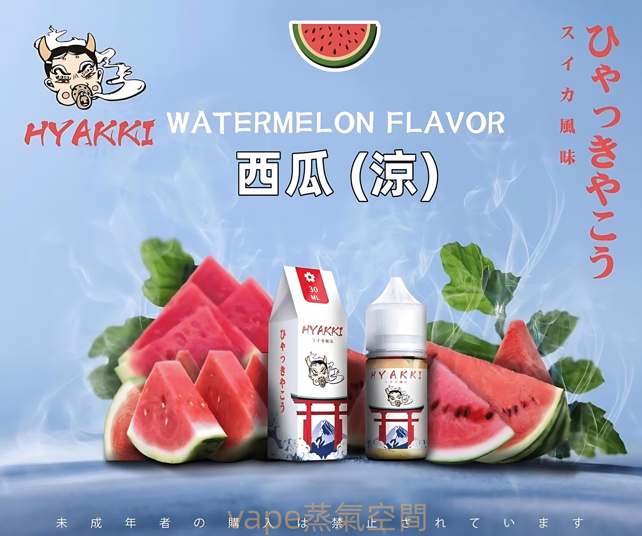 HYAKKI 哈婭崎煙油推薦|30ml/35mg 尼古丁鹽|台灣現貨 2 HYAKKI 哈婭崎煙油 外觀照