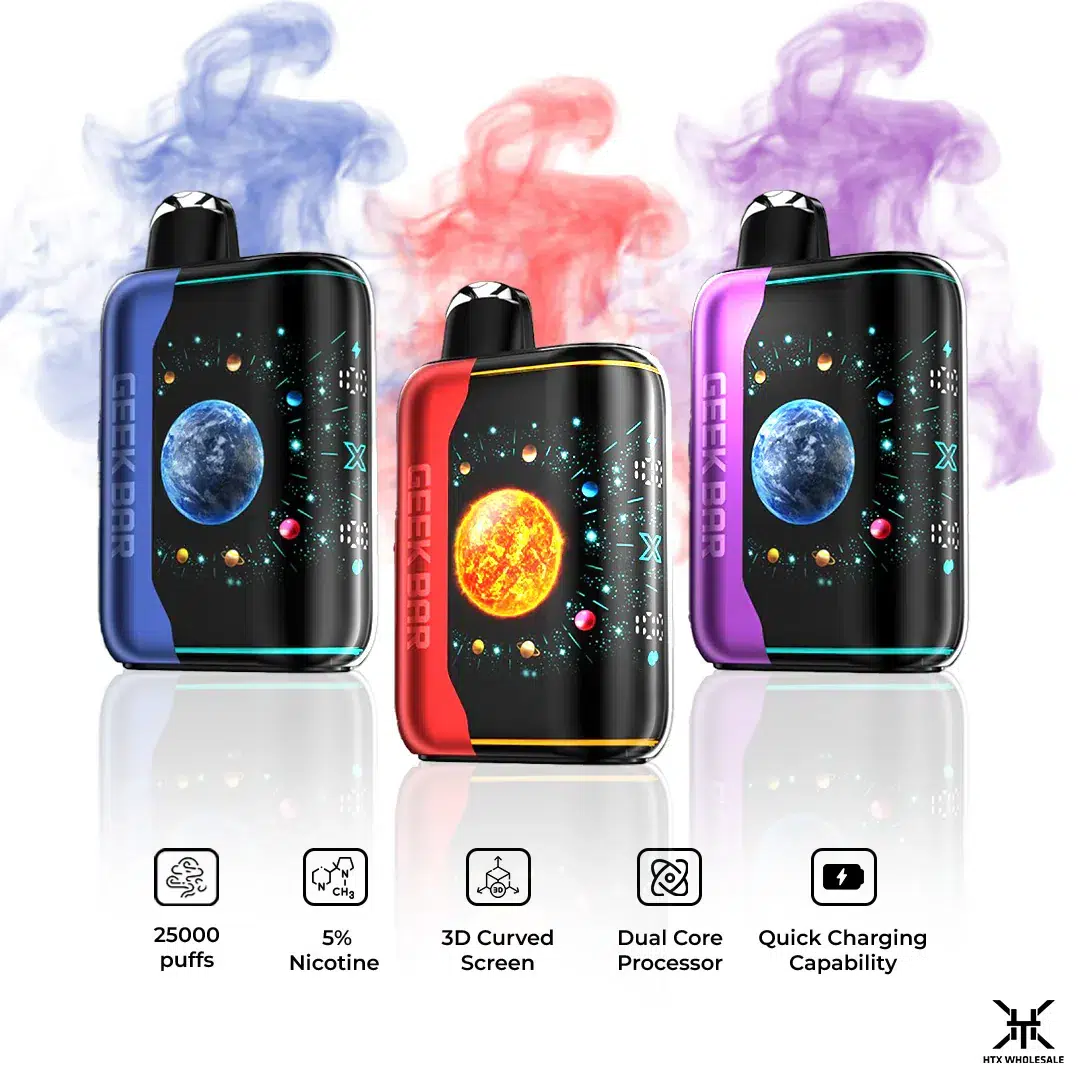 GEEK BAR Pulse X 25000 口拋棄式電子菸推薦|台灣現貨 1 GEEK BAR Pulse X 25000 口拋棄式電子菸 外觀照
