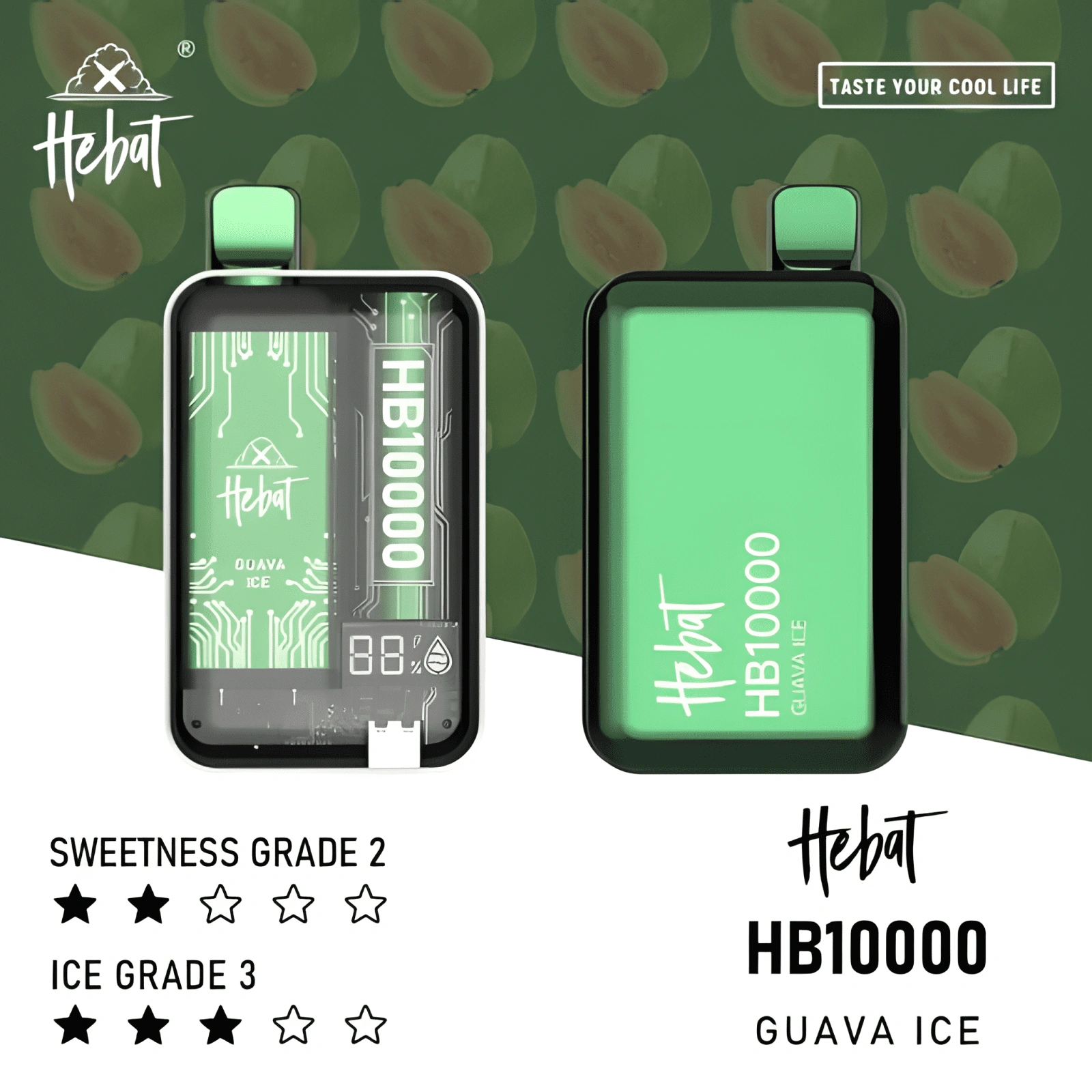 HEBAT 喜貝 10000 Puffs 拋棄式電子菸推薦|台灣現貨 3 HEBAT 喜貝 10000 Puffs 拋棄式電子菸 外觀照