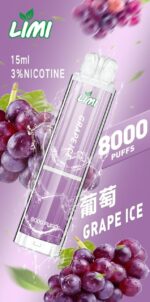 LIMI 8000口發光拋棄式 大煙量長續航 可批發 多口味一次性電子煙