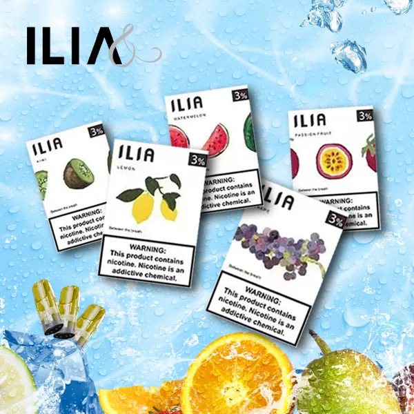 ILIA電子菸煙彈一代通用發光透明彈 ILIA煙彈 哩啞霧化彈 通配一代主機 台灣現貨