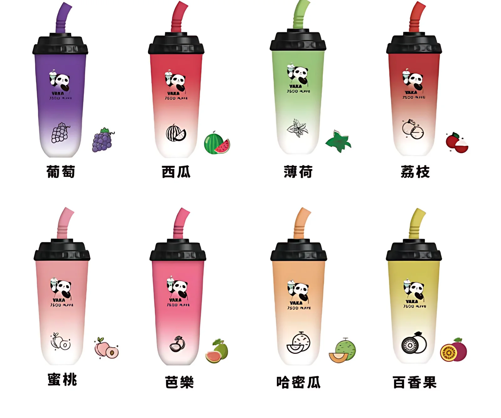 VAKA 奶茶杯 7500 口拋棄式電子菸推薦|15 款口味|台灣現貨 2 VAKA 奶茶杯 7500 口拋棄式電子菸 細節特寫