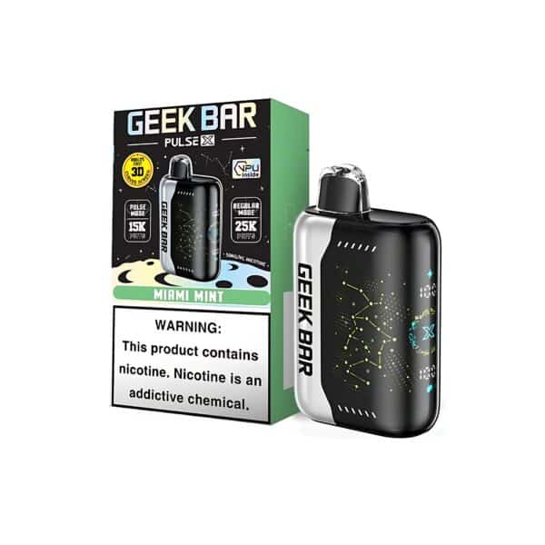 歐美爆款 GEEK BAR Pulse X 25000 口 脈衝一次性抛棄式電子煙