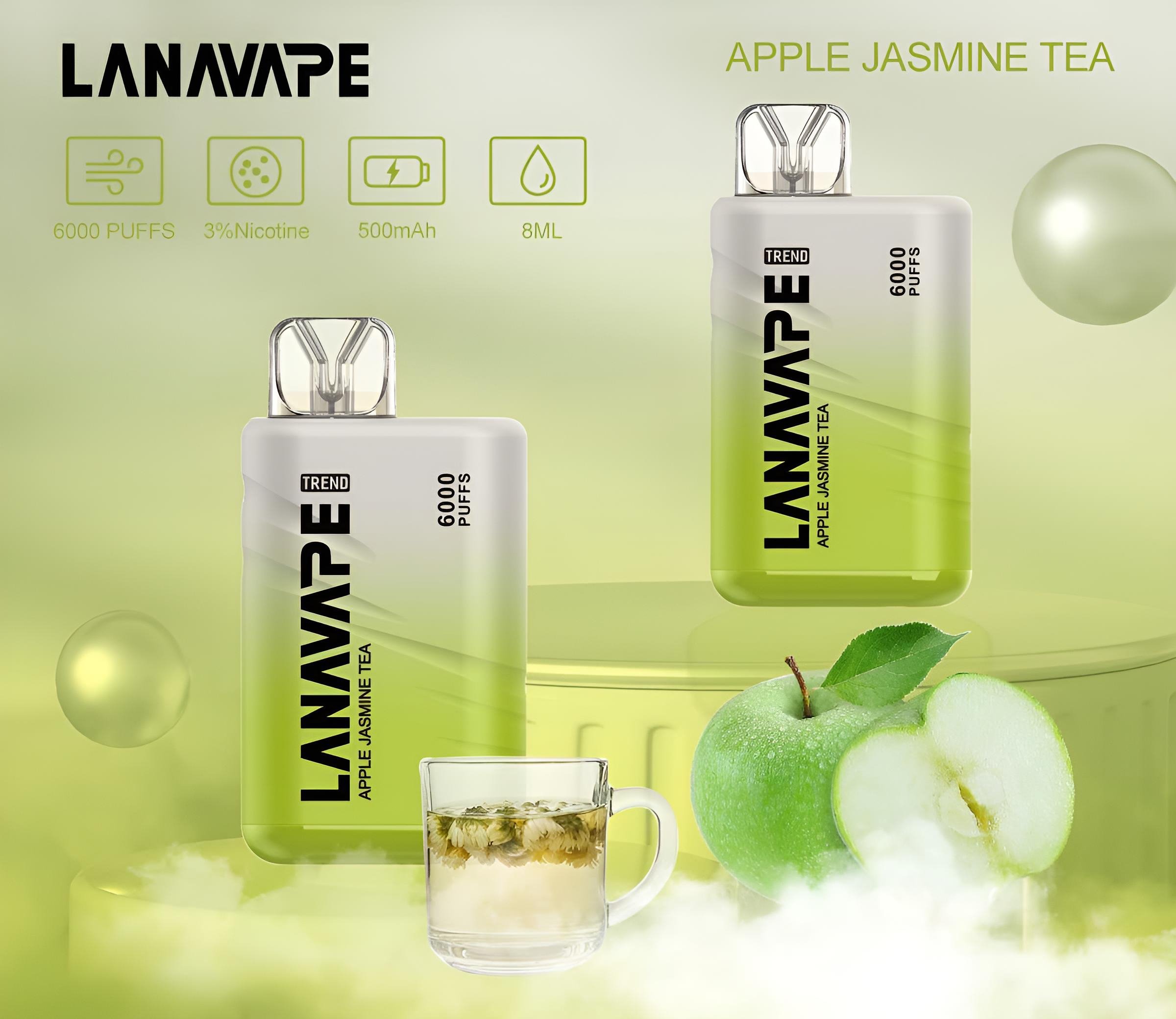 LANA Trend 6000 拋棄式電子菸 細節特寫