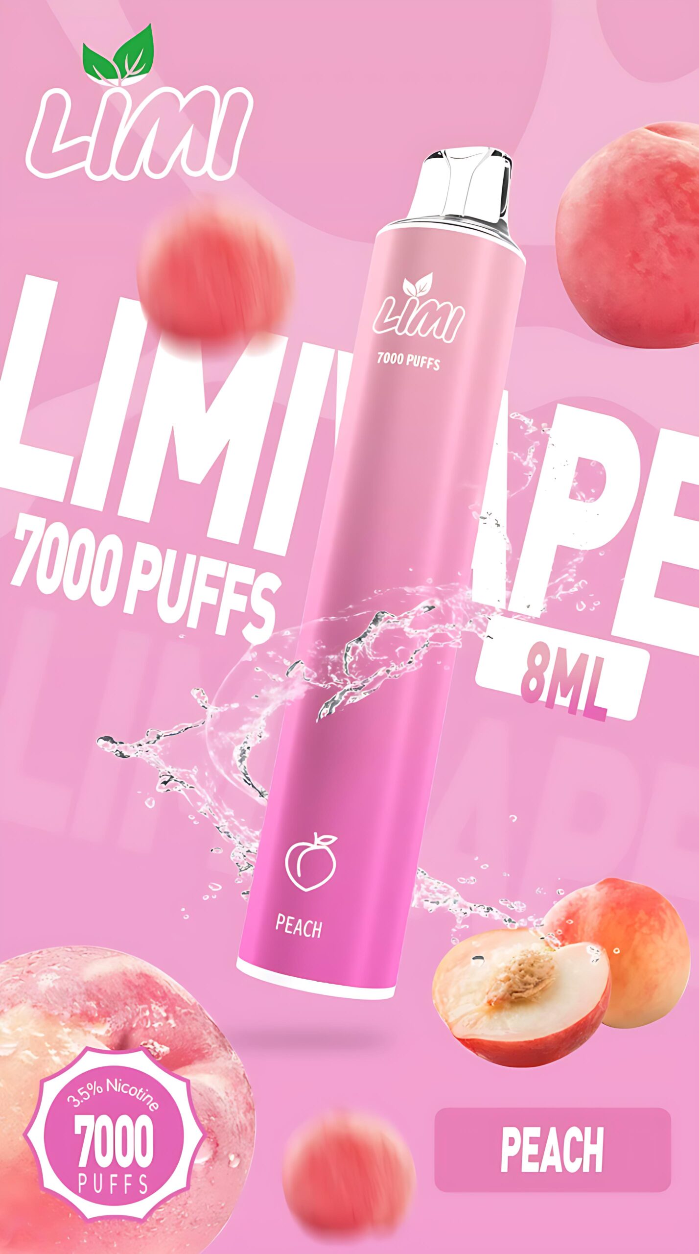 LIMI 7000 口拋棄式電子菸 實體照片