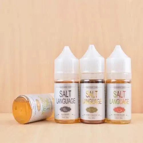 SALT LANGUAGE 鹽語煙油推薦|丁鹽小煙專用|台灣現貨 3 SALT LANGUAGE 鹽語煙油 外觀照