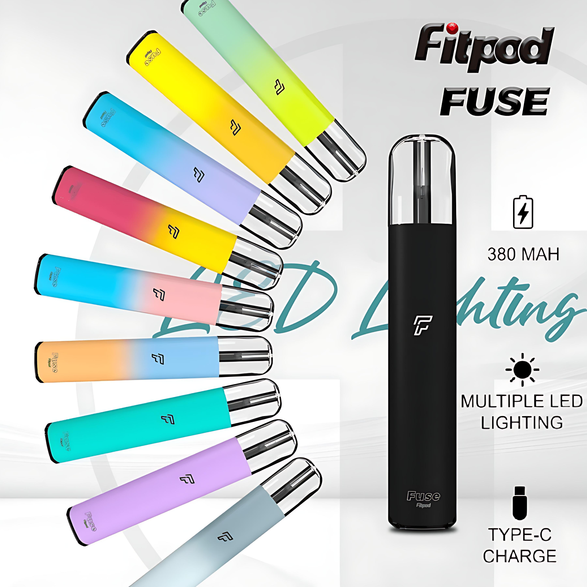 FITPOD Fuse 主機推薦|通用 RELX 4/5 代煙彈|台灣現貨 2 FITPOD Fuse 主機 細節特寫