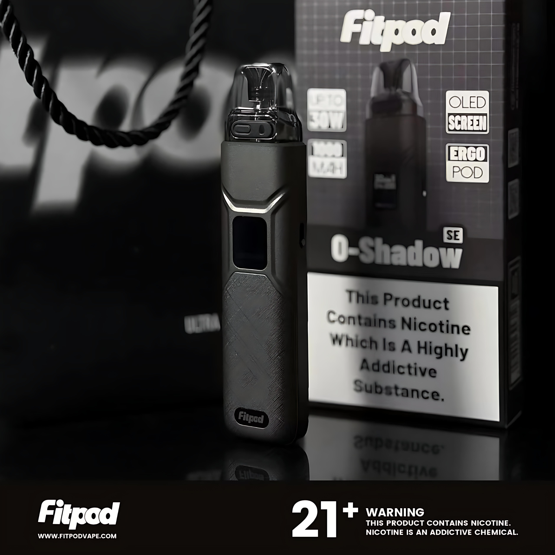 FITPOD O-SHADOW SE 30W 註油主機推薦|台灣現貨 2 FITPOD O-SHADOW SE 30W 註油主機 外觀照