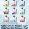 新品上市 ICE 10000 PUFFS 一次性抛棄式  四檔位可以自主調節涼度