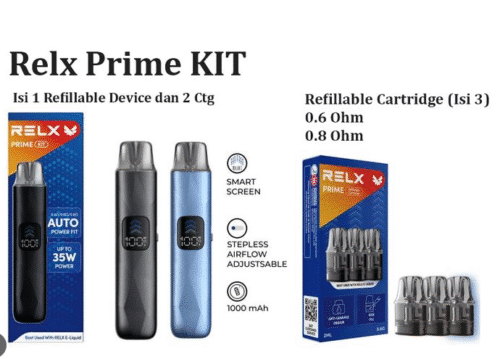 悅刻RELX Prime kit開放式主機套裝 （含2顆倉）  35W大功率注油主機