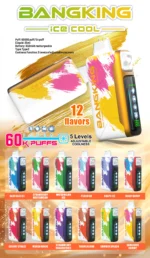 Bangking Ice Cool 60000 Puffs 拋棄式電子煙 五檔涼度可調一次性電子煙 新品上市