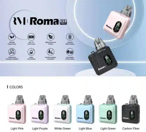 ROMA RS PRO羅馬注油式方塊狀小煙主機 (通用OXVA XLIM SQ PRO 小蠻牛空倉)