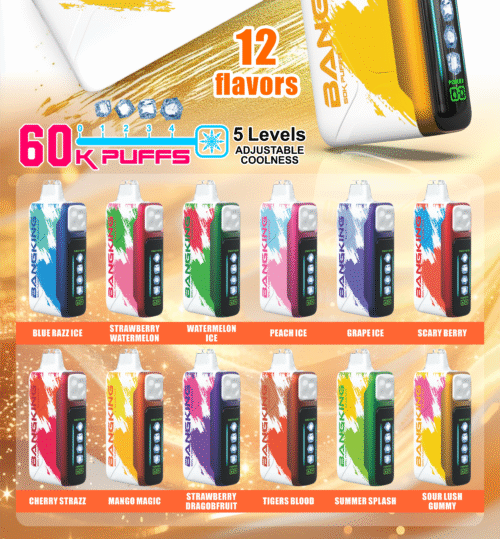 爆款上新 Bang King Ice Cool 60000口  5檔可調節涼度