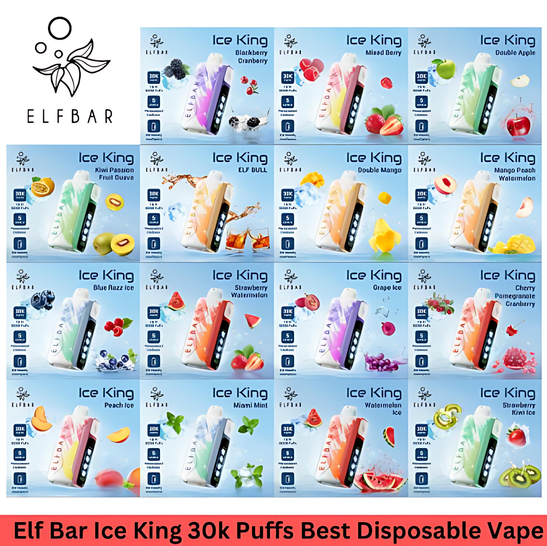 ELFBAR Ice King 30K 拋棄式電子菸 實體照片