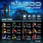 WAGOO&kis5 6500口拋棄式 哇酷一次性電子煙 自由混搭雙口味 雙芯組合