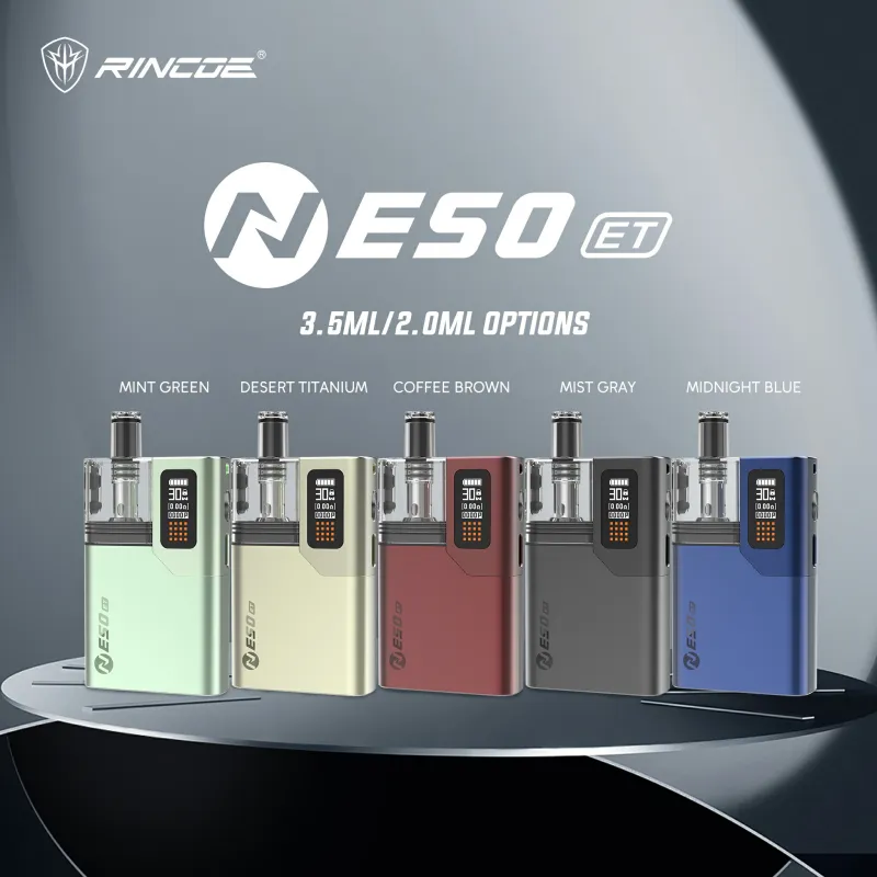 RINCOE Neso ET 註油主機推薦|1400mAh|台灣現貨 2 RINCOE Neso ET 註油主機 實體照片